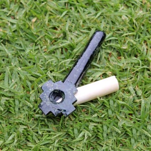 Chakana Kuripe Self Applicator | Made of Machu Picchu Stone and Llama Bone