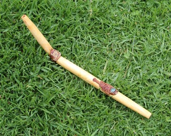 Aplicador PALO SANTO TEPI con turquesa peruana, apio de aya, alivio para serpientes
