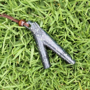 Snake Head Kuripe Self Applicator | Made of Machu Picchu Stone | Washable