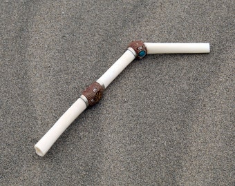 BONE TEPI APPLICATOR with Aya Vine and Peruvian Turquoise