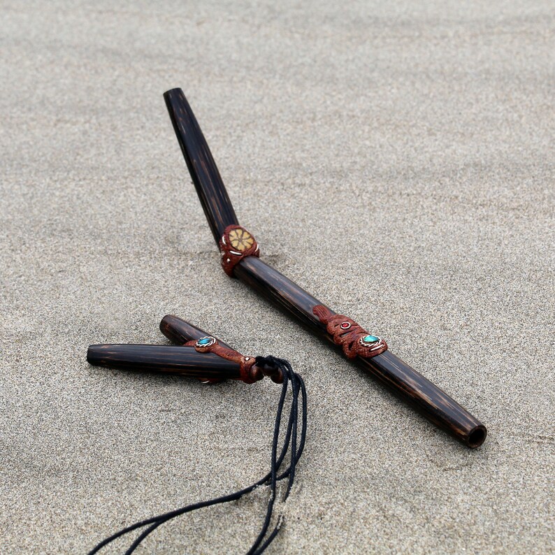 Kuripe Tepi Set Necklace Kuripe Made of Chonta Wood Etsy