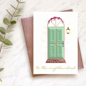Carte Bienvenue dans le quartier, Carte nouveau voisin, Bonne nouvelle maison, Carte de pendaison de crémaillère, Carte nouvelle maison, Carte première maison, Home Sweet Home