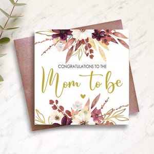 Mom to be card, expecting card, Happy Mother's Day, 1st, greeting card for mama, maman, Congratulations Card, Bonne Fête Des Mères