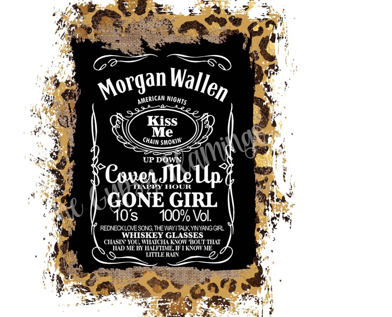 DIGITAL DOWNLOAD png jpg file Morgan Wallen Jack | Etsy
