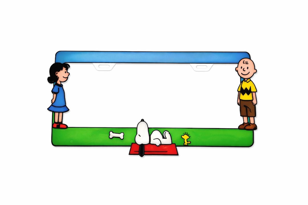 Snoopy License Plate Framenull
