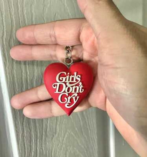 Girls Don't Cry 3D Red Heart Key Chain Human Made Heart - Etsy 送料無料について Cry Don’t Girls パーカー