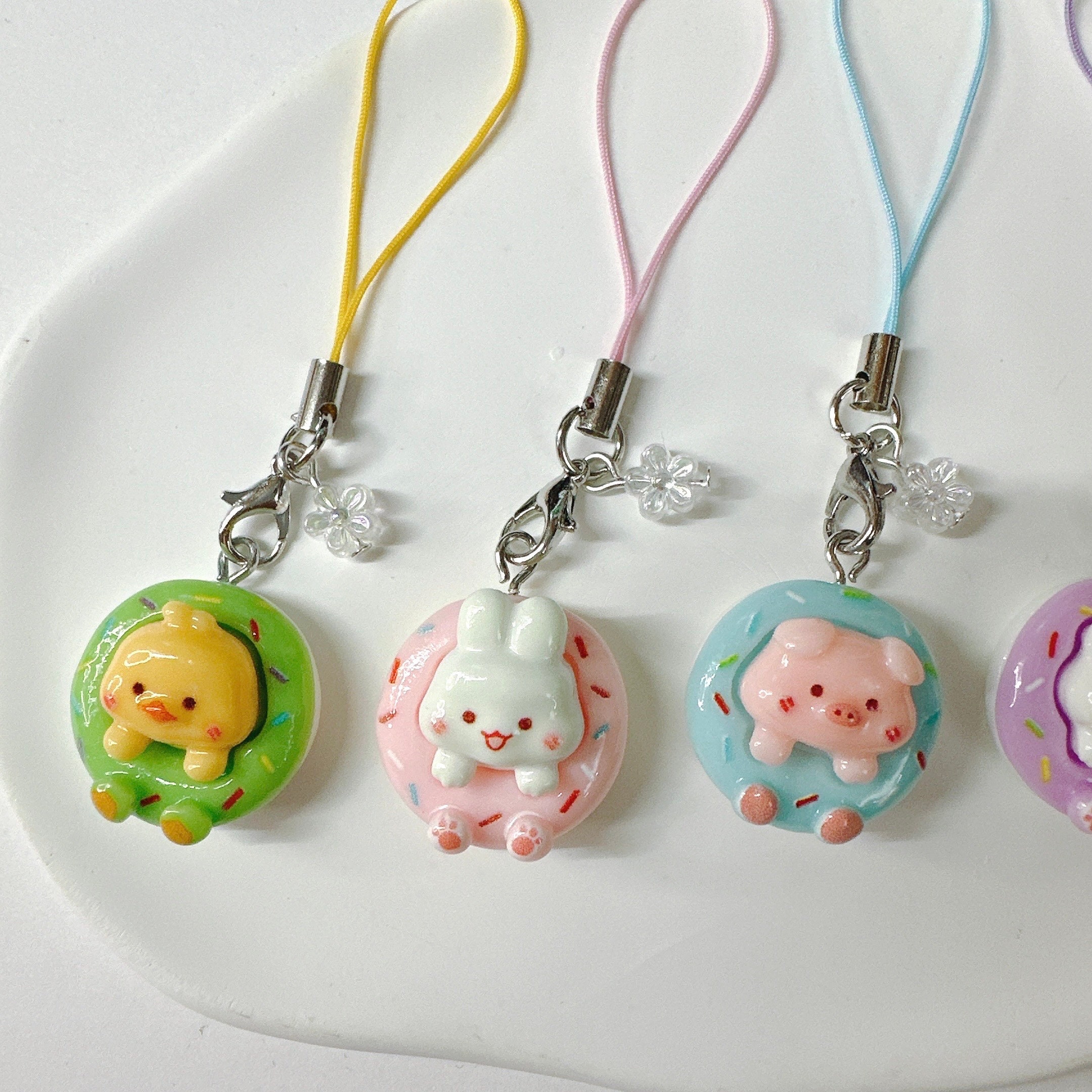 thumbnail image 2 of Custom Beaded Phone Charm/ Cute Y2k Style Phone Chan/ Charm/ | Etsy 2 of 14