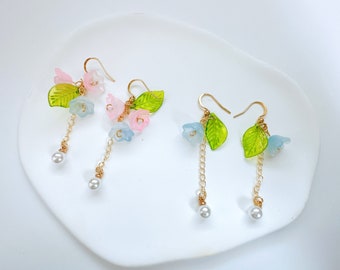 Floral Earring Handmade Flower Earring Gift for Her Wildflower Earring Beaded
