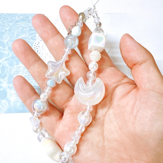 2pcs Dragonnes Pour Appareil Photo Beaded D'Étoile Mer, Jolies Lanières