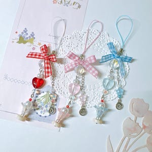 Ice Cream phone charm Cute Sundae Phone Straps y2k Gift ideas  Aesthetic Gift for her Coquette Bottle charm Kpop Binder charm Camera Charm