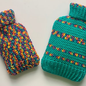 PDF CROCHET PATTERN: Woolly Jumper Hot Water Bottle Cover