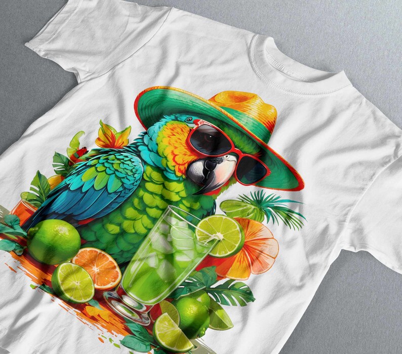 Bundle Parrot PNG, Margaritaville, Margarita PNG, Colorful Parrot ...