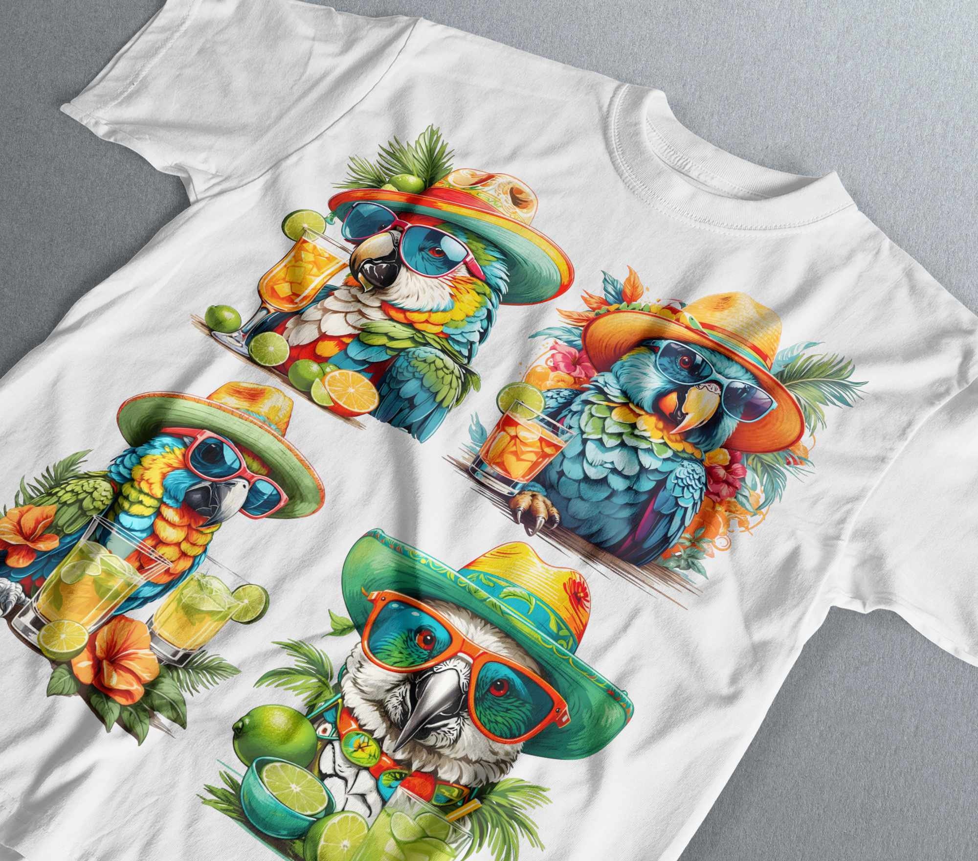 Bundle Parrot PNG, Margaritaville, Margarita PNG, Colorful Parrot ...