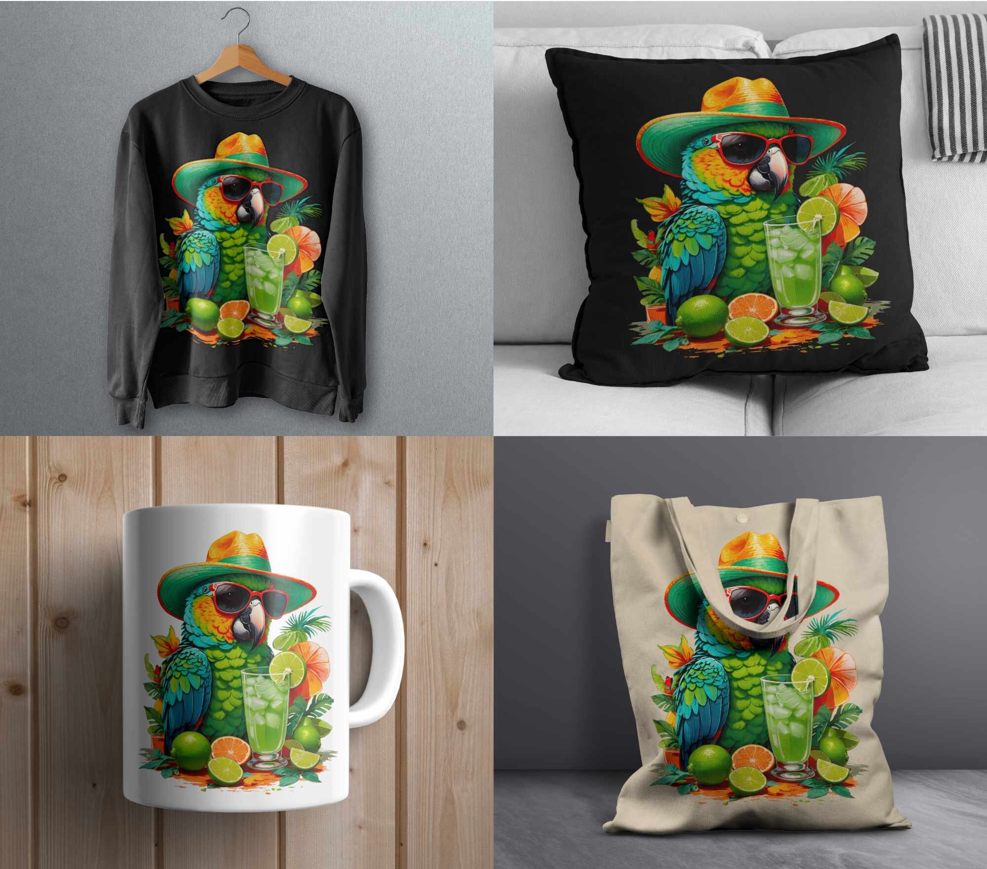 Bundle Parrot PNG, Margaritaville, Margarita PNG, Colorful Parrot ...