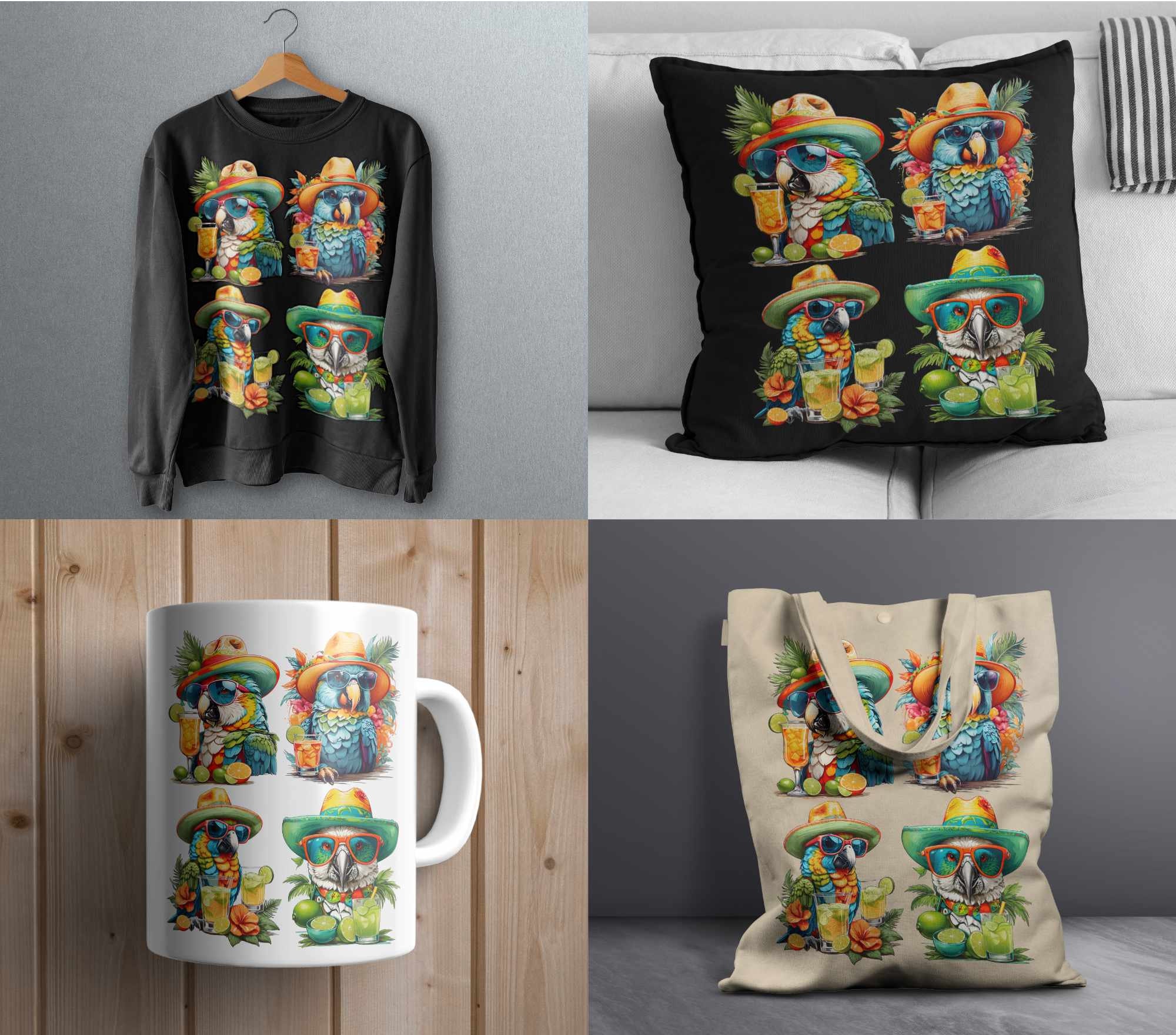 Bundle Parrot PNG, Margaritaville, Margarita PNG, Colorful Parrot ...