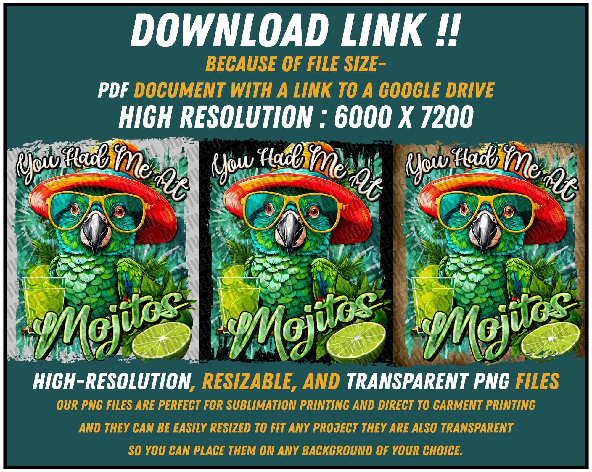 10 Cocktails and Parrots PNG Bundle, Margaritaville, Margarita ...