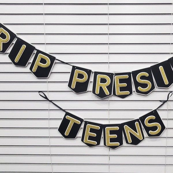 Official Teenager Banner ,Teen Party Banner,  Birthday Party Banner Signs Decor, Teen Birthday Party Decor,
