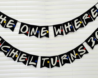 Friends Theme Birthday Banner, Friends Party Decor, Friends Decorations, Friends Graduation Banner