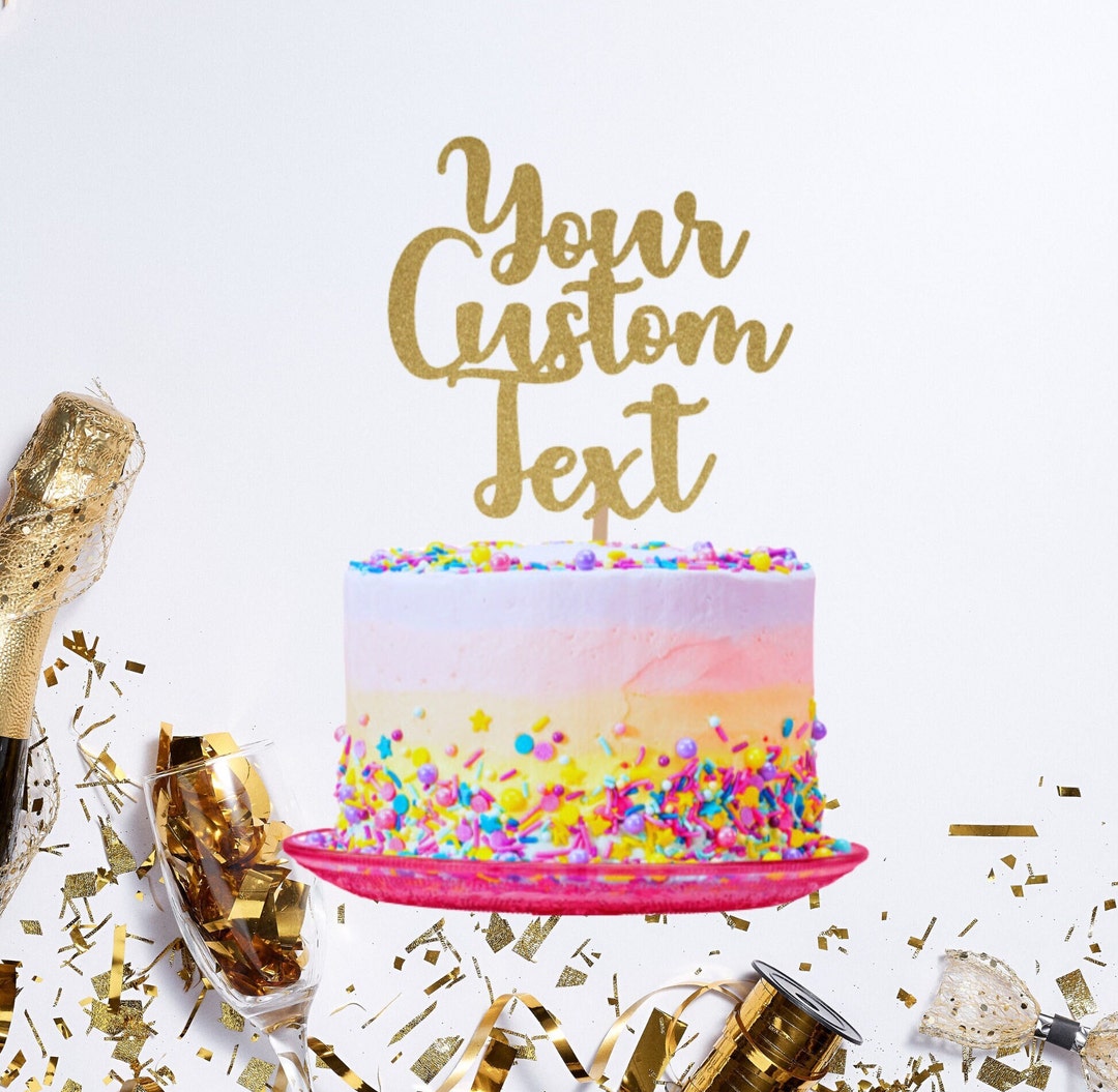Custom Topper Insert Personalized Custom Cake Topper – Unique Designs for All Occasions - Etsy