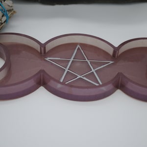 Triple Moon Altar Dish, customizable, handcrafted