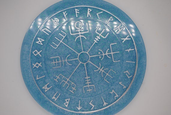 Rune Altar Plate Astrology Board Divination Runes | Etsy