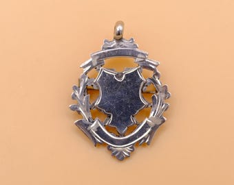 Antique silver watch fob