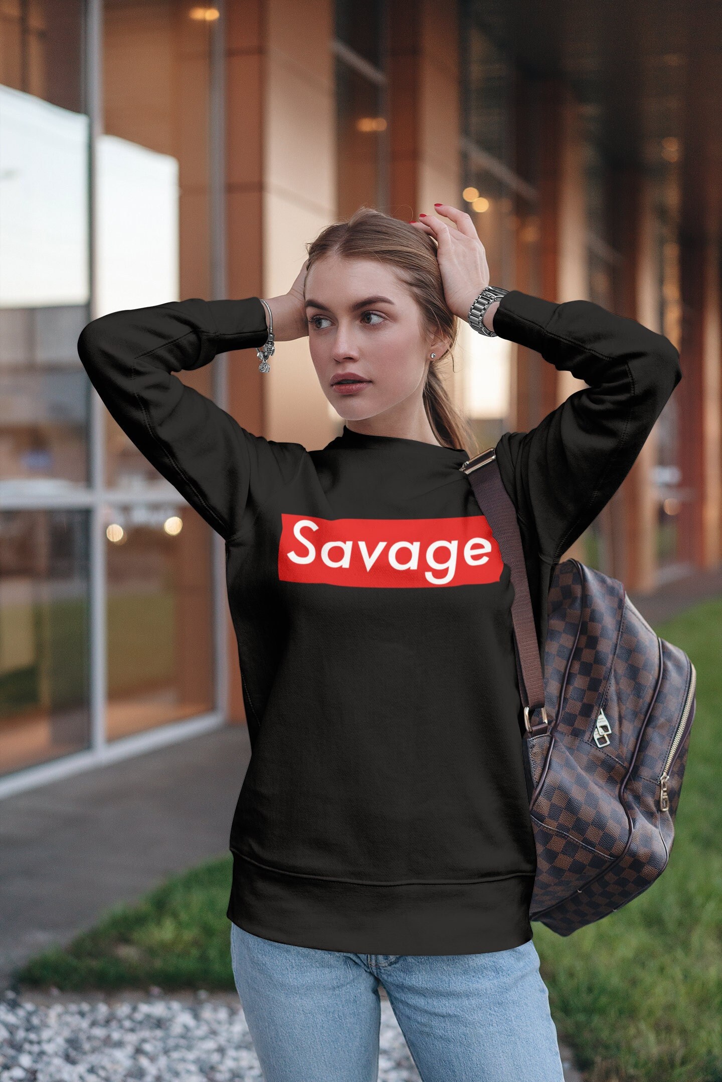 Savage Sweatshirt Etsy UK