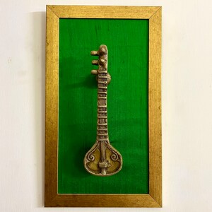ジャンク】ミニ シタール インド楽器 ミニシタール Wall art ジャンク】ミニ シタール インド楽器 ミニシタール Wall art