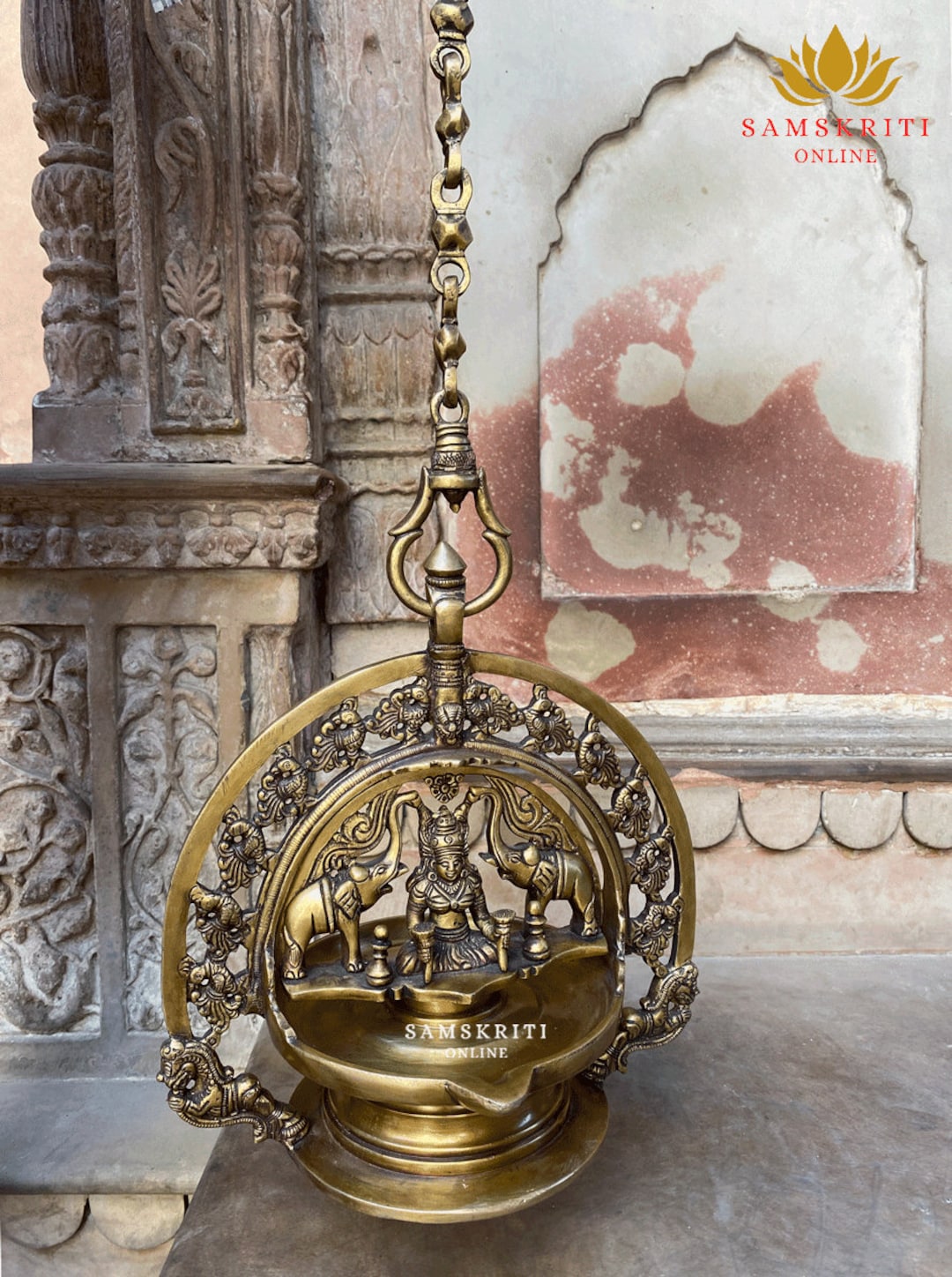 Hanging vilakku deals