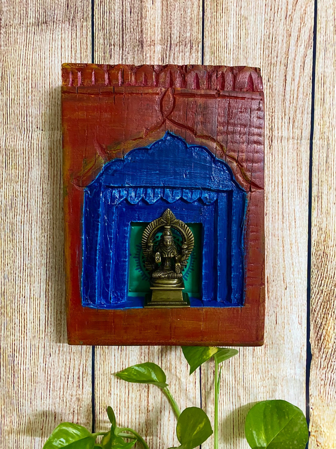 Wall Art . Vintage Brass Wall Decor . Wall Hanging . Religious Home