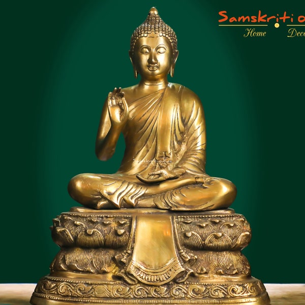 Large Buddha Statue Etsy