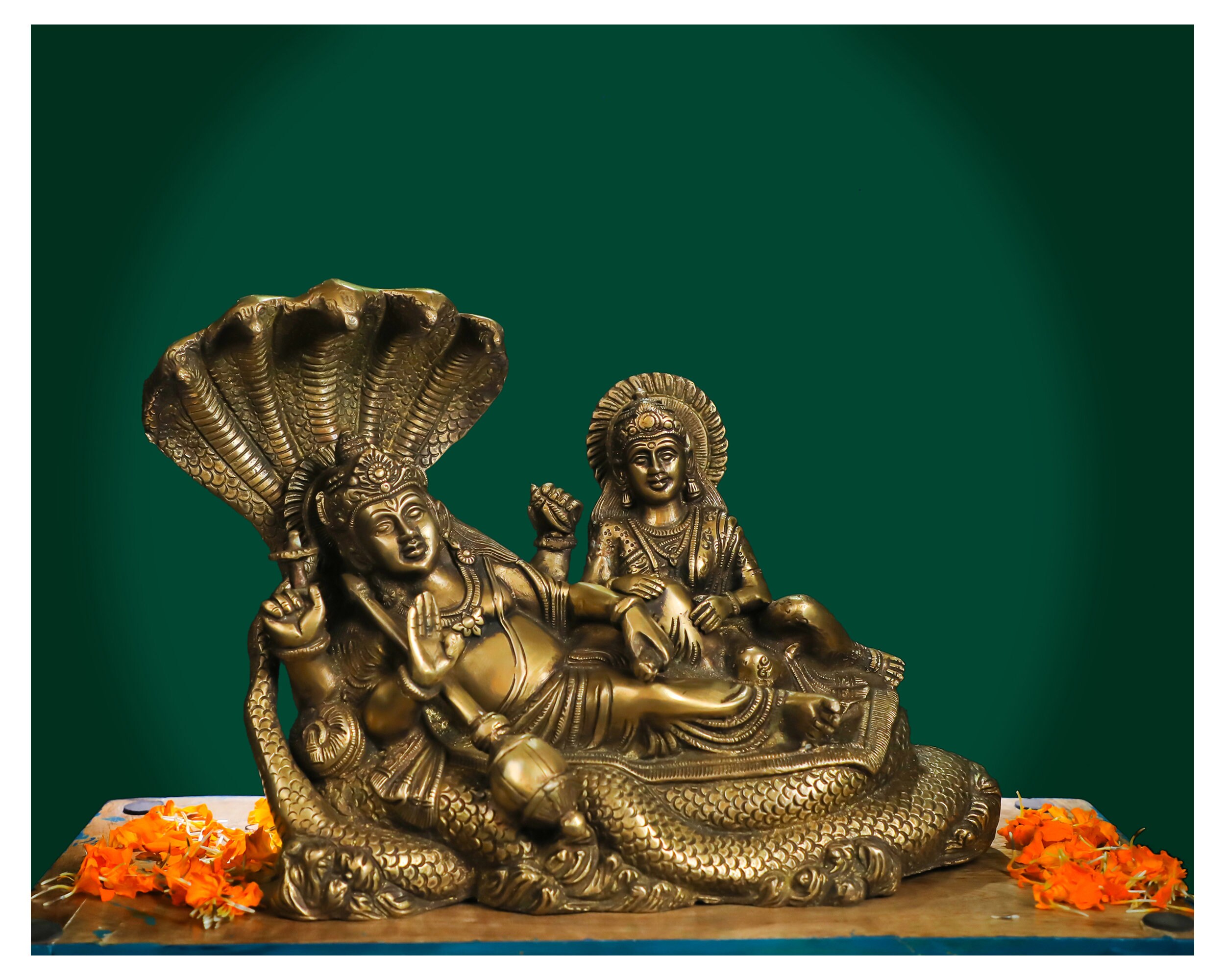 Lord Vishnu Lakshmi Statue Sitting Vishnu Laxmi Idol Vishnu Lakshmi on
