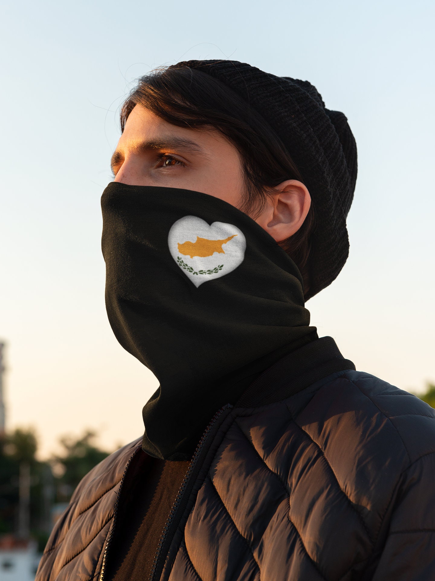 Cyprus Flag Face Mask Cyprus Pride & Ancestry Neck Gaiter Etsy