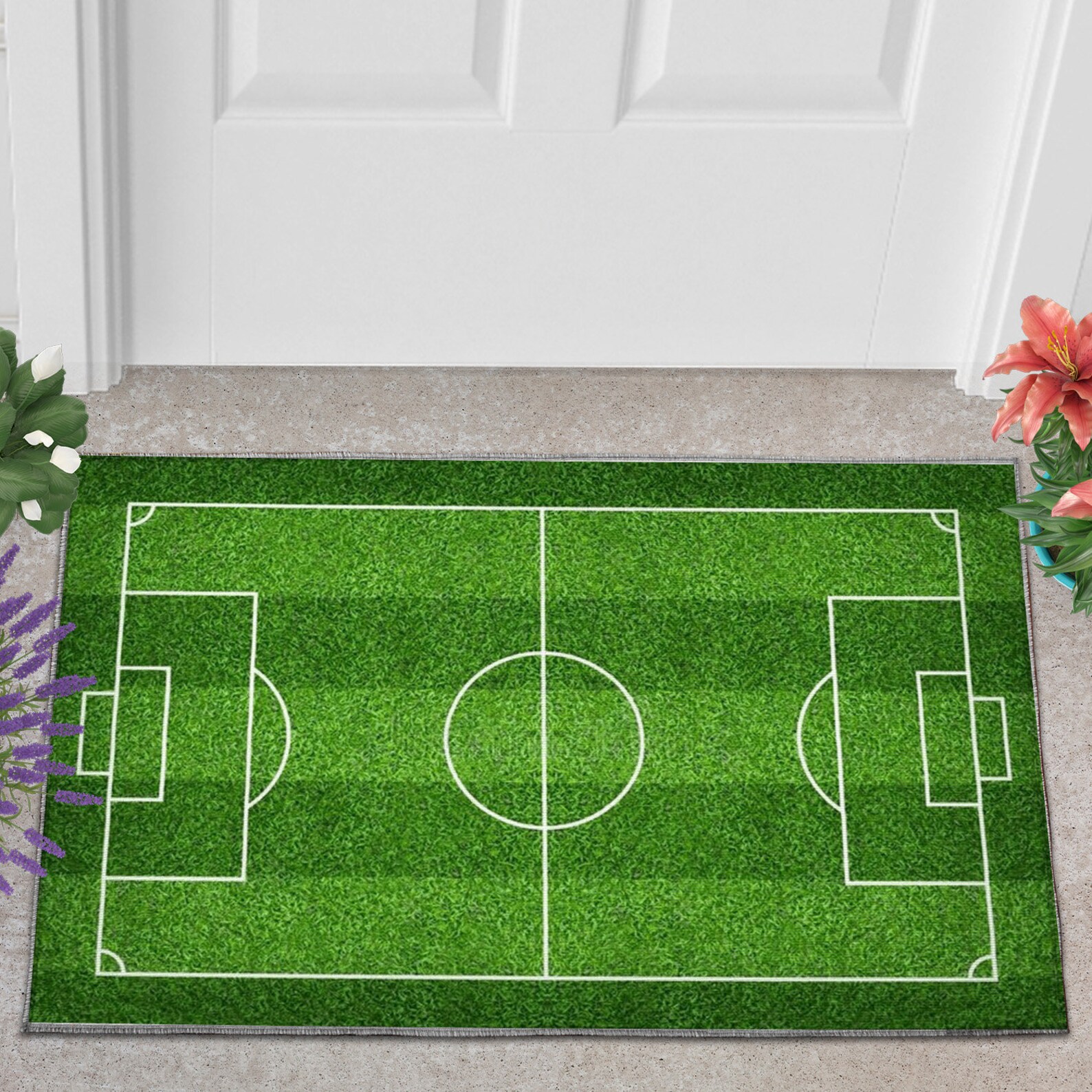 Rugs 3D Printing Football Rug Floor Home Decor High Quality Etsy