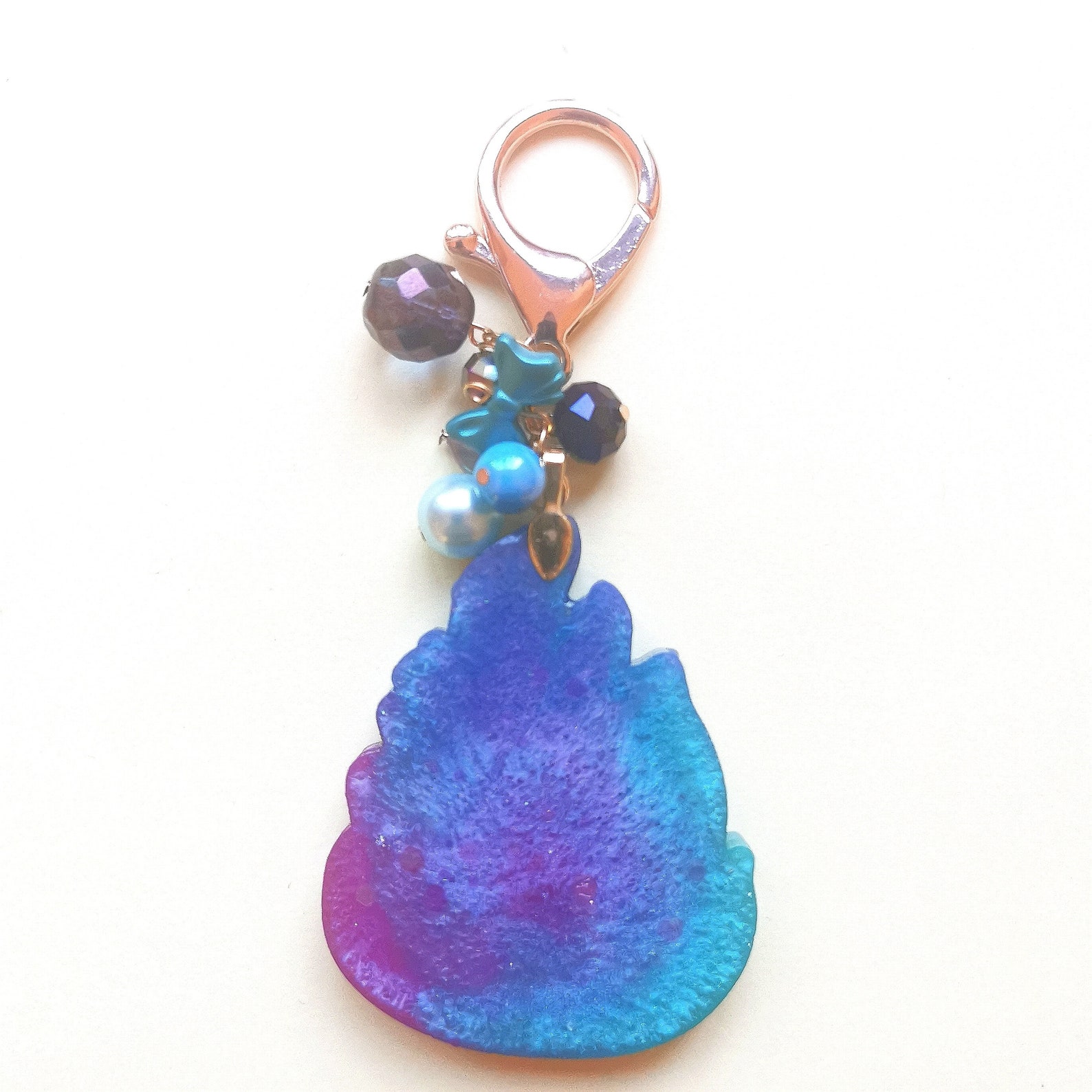 Resin anime keychain charms shaker Etsy