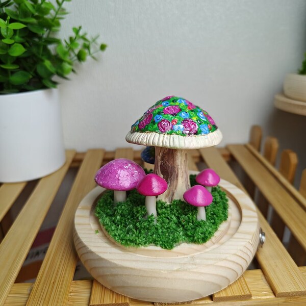 Original Mushroom Lamp Night Gifts for Her Artisanal Mushroom Christmas Gifts Mother's Day Gift  Cute Mushroom Light Unique gift