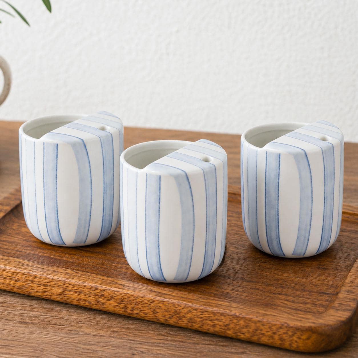 Blue striped mug - Etsy 日本