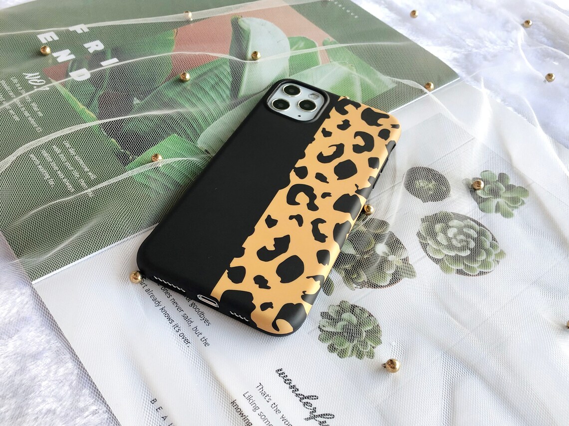 Leopard Print Phone Case Iphone 12/12 Pro/12 Pro Max/12 Mini Etsy