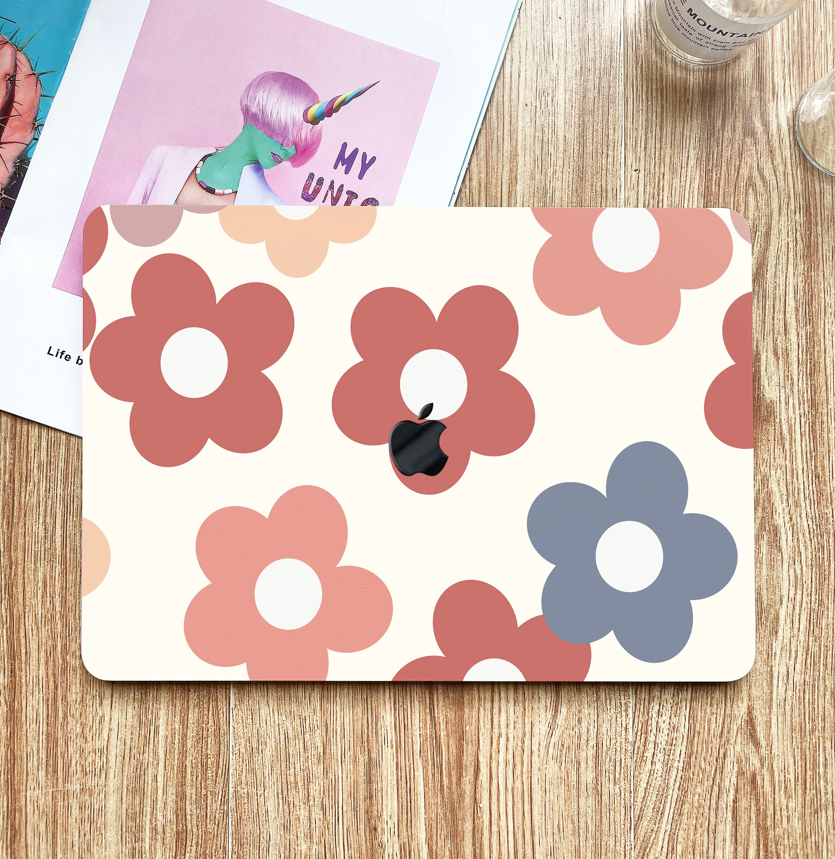 Illustrator Flowers Macbook Pro Air 13 Case Macbook Hard Etsy Ireland