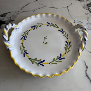Shafford Hand Painted St Tropez Serving Platter Made in Italy