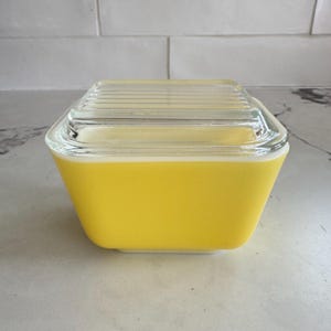 Prato para geladeira Pyrex #501 com tampa * Verde