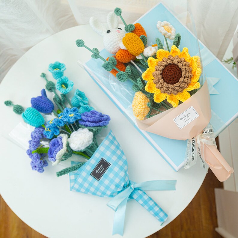 Dolls and Flowers Handcrafted Crochet Bouquets Bouquet of Etsy