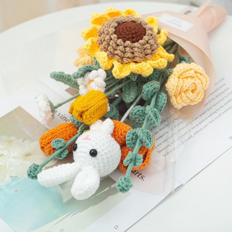 Dolls and Flowers Handcrafted Crochet Bouquets Bouquet of Etsy