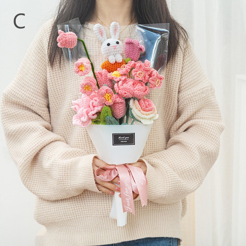 Dolls and Flowers Handcrafted Crochet Bouquets Bouquet of Etsy