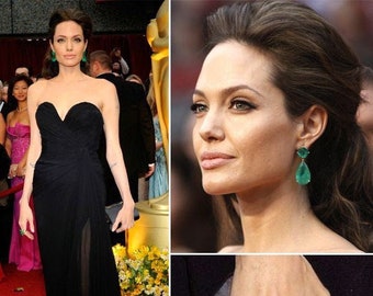 Angelina jolie emerald earrings price hot sale
