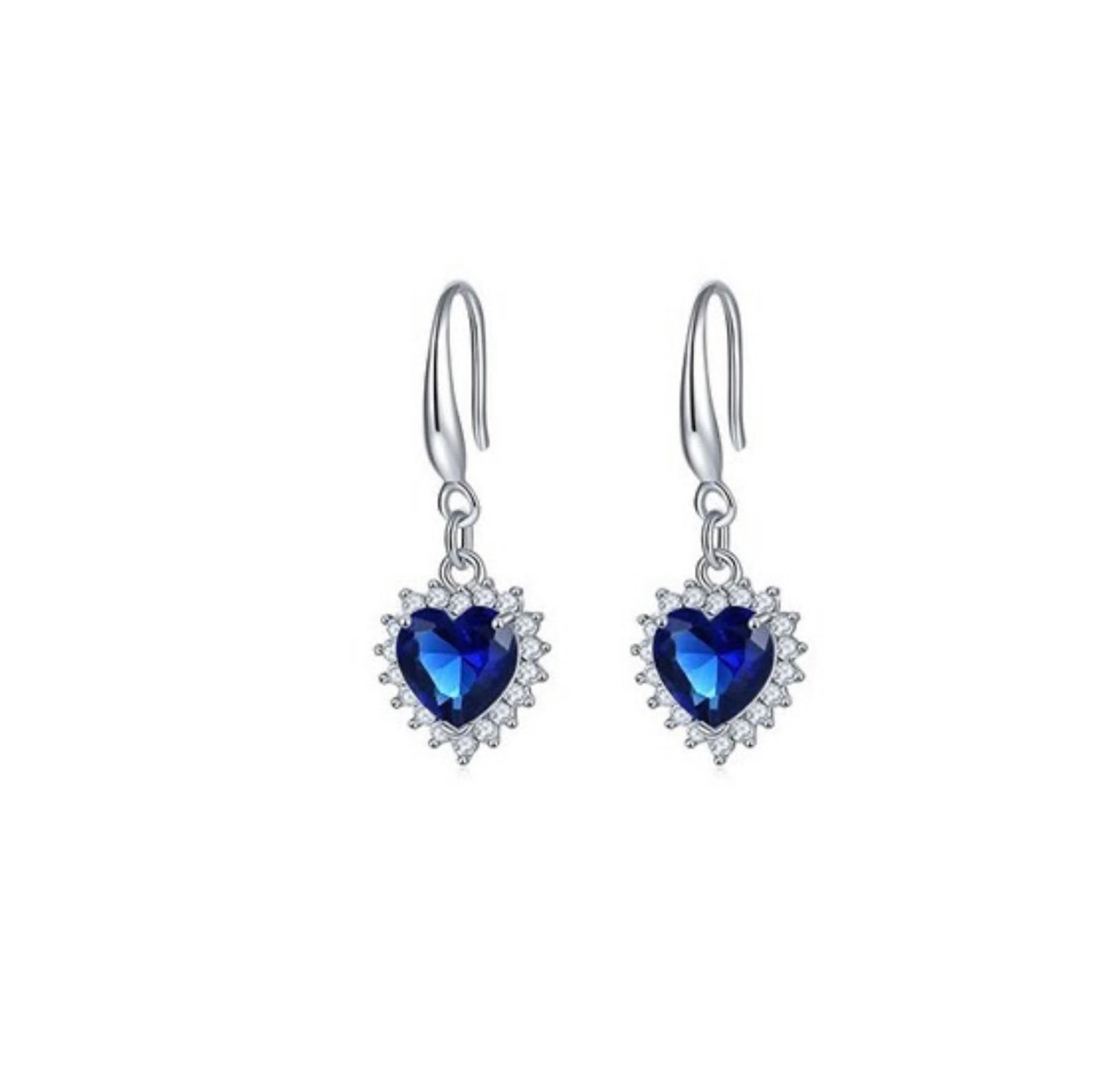 Titanic Blue Diamond Style Blue Crystal Necklace Luxury Gift - Etsy