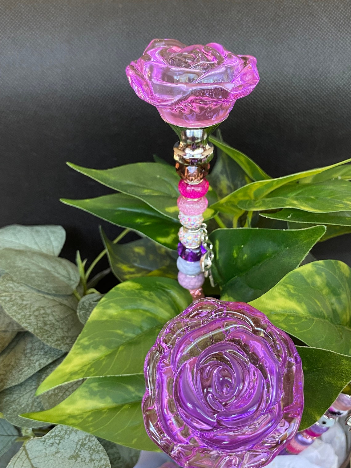 DIY Beaded Fairy Garden Stake Kit DIY Garden Art DIY Etsy