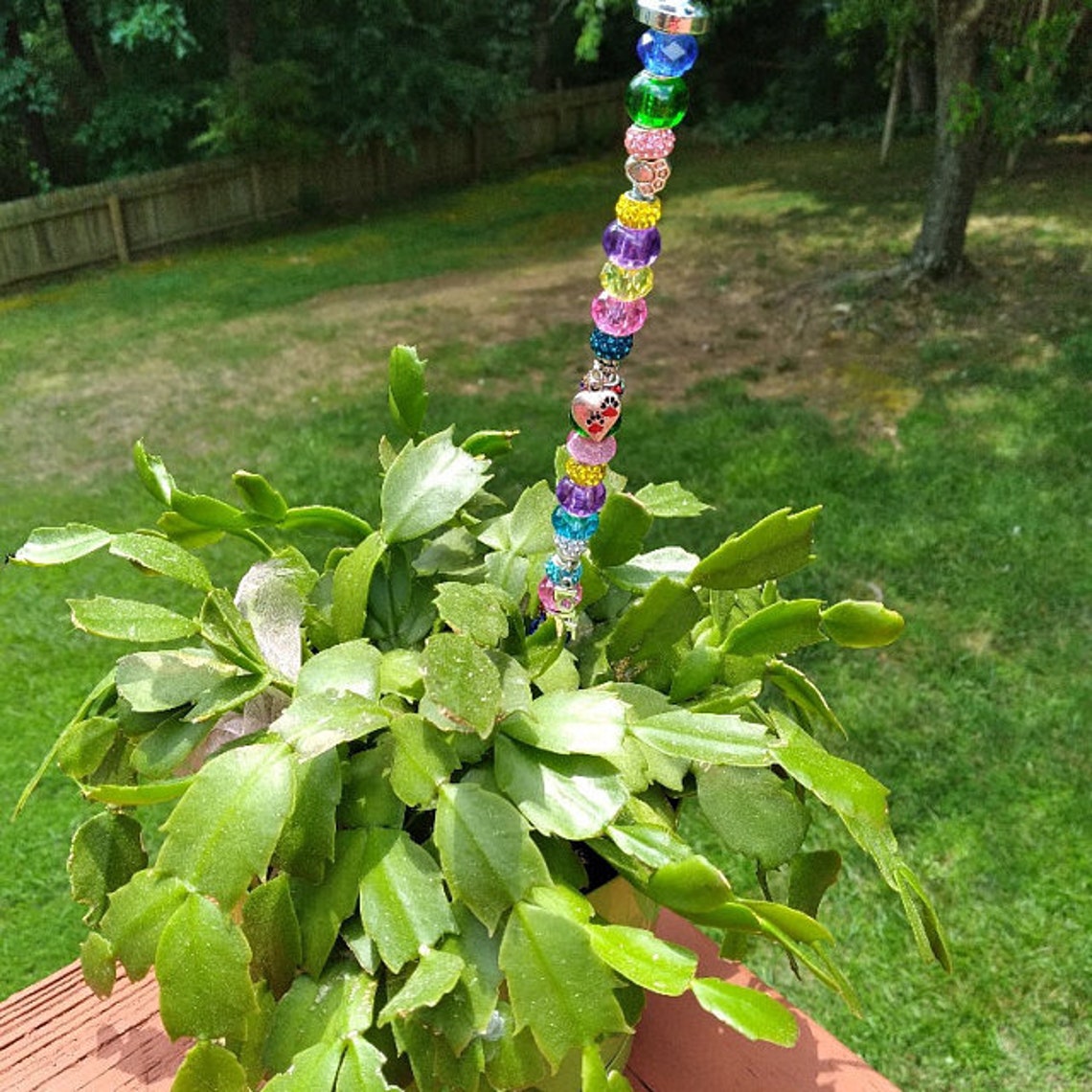 DIY Beaded Fairy Garden Stake Kit DIY Garden Art DIY Etsy