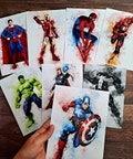 A3+ A3 A4 | High Quality | Unframed | Modern | Watercolour Superhero Prints | Boys Girls Room | Kids Bedroom | Home Decor | Modern Wall Art product logo