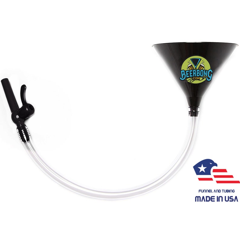 Beer Bong With Valve Beer Funnel 2' Tubing Etsy